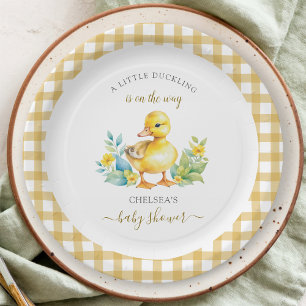 Plato De Papel Un poco de tontería está en camino de atarse Baby