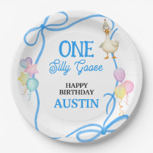 Un Silly Goose Cumpleaños del Primer Niño