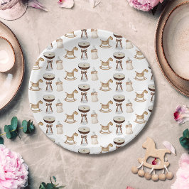 Plato De Papel Un Tini en camino: Baby Shower de Martini Espresso