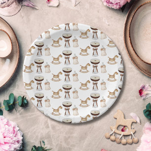 Plato De Papel Un Tini en camino: Baby Shower de Martini Espresso