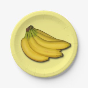 Plato De Papel ¡Una celebración bananera!