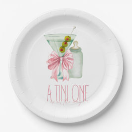 Plato De Papel Una chica Tini
