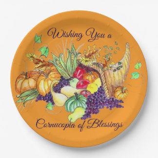 Plato De Papel Una cornucopia de bendiciones