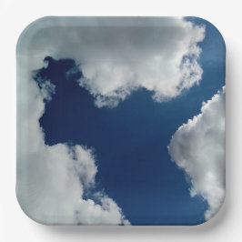 Plato De Papel Una curva en las nubes