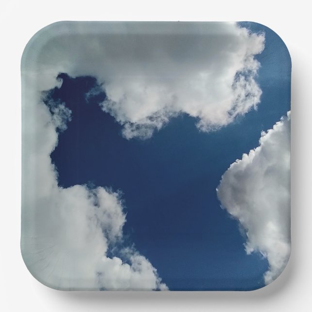 Plato De Papel Una curva en las nubes (Anverso)