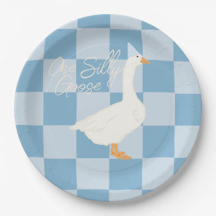 Plato De Papel Una Goose Silly
