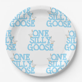 Plato De Papel Una Goose Silly