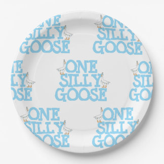 Plato De Papel Una Goose Silly