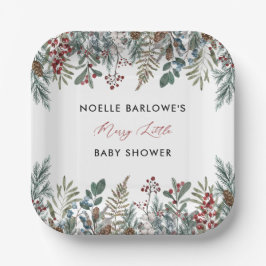 Plato De Papel Una jarra de papel de Baby Shower