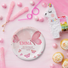 Plato De Papel ¡Una Mariposa Se Convierte En Una! Cuto Fiesta de