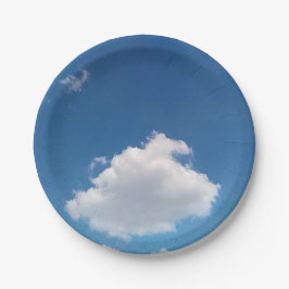 Plato De Papel Una nube simple