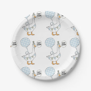 Plato De Papel Una placa de Fiesta muda