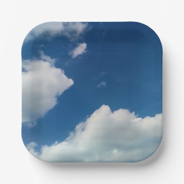 Plato De Papel Una suavidad en las nubes (Anverso)