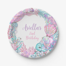 Plato De Papel Under the Sea Animals Custom Paper Plates