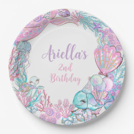 Plato De Papel Under the Sea Animals Custom Paper Plates