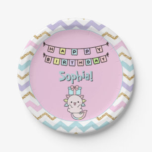 Plato De Papel ¡Únete a nosotros para divertirnos! Cumpleaños Axo