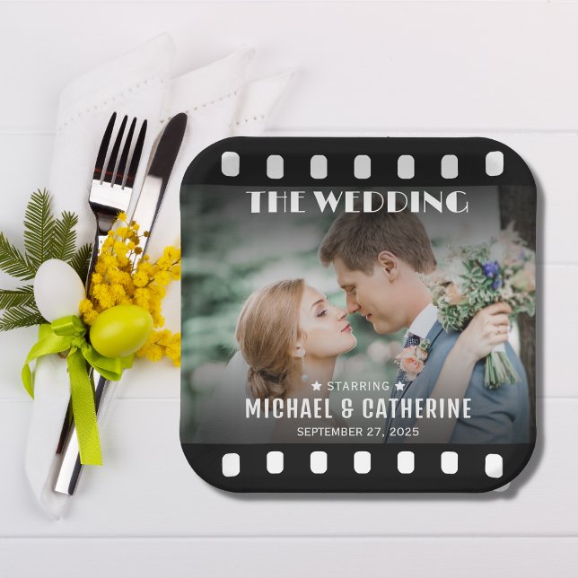 Plato De Papel Único Boda de Reel de Película Poster (Subido por el creador)
