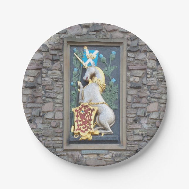 Plato De Papel Unicornio, Palacio Holyrood (Anverso)