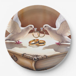 Plato De Papel Unificado en el amor