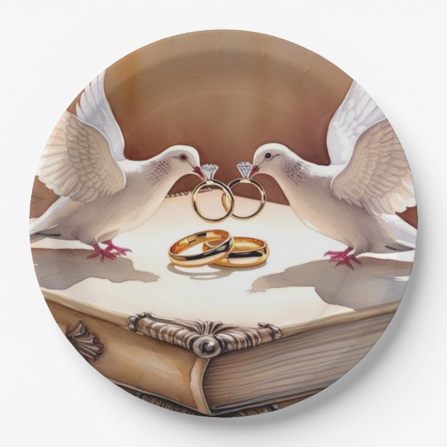 Plato De Papel Unificado en el amor (Anverso)