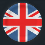 Plato De Papel Unión Jack<br><div class="desc">Platos de Union Jack</div>