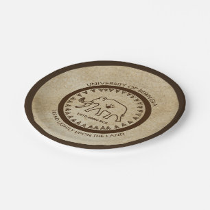 Plato De Papel Universidad de Beringia Mammoth Seal