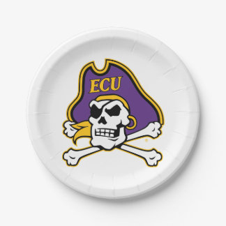 Plato De Papel Universidad de Carolina del Este | Piratas del ECU