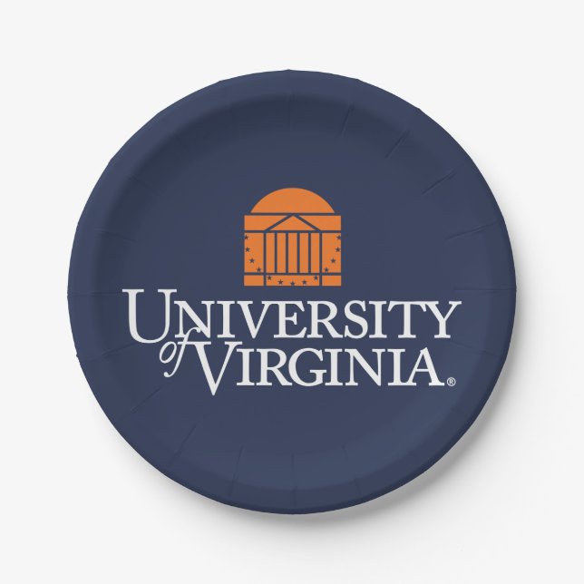 Plato De Papel Universidad de Virginia (Anverso)