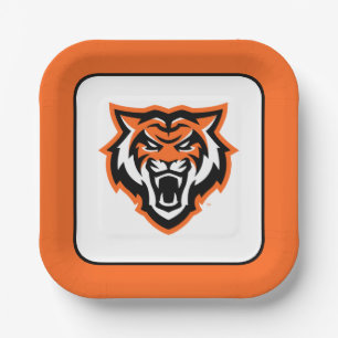 Plato De Papel Universidad Estatal de Idaho bengala diseño espiri