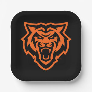 Plato De Papel Universidad Estatal de Idaho bengala diseño espiri