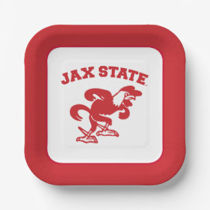 Plato De Papel Universidad Estatal de Jacksonville JAX State Game