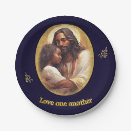 Plato De Papel unos a otros