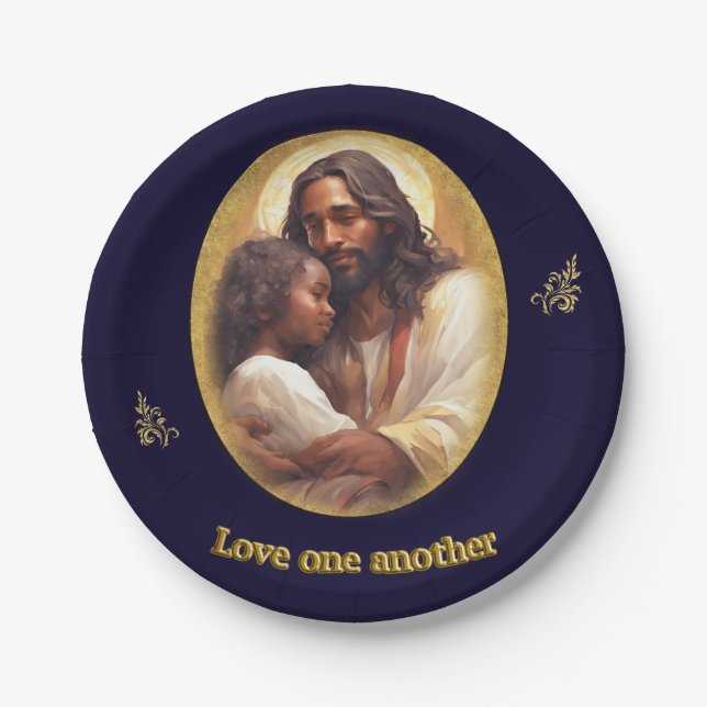 Plato De Papel unos a otros (Anverso)