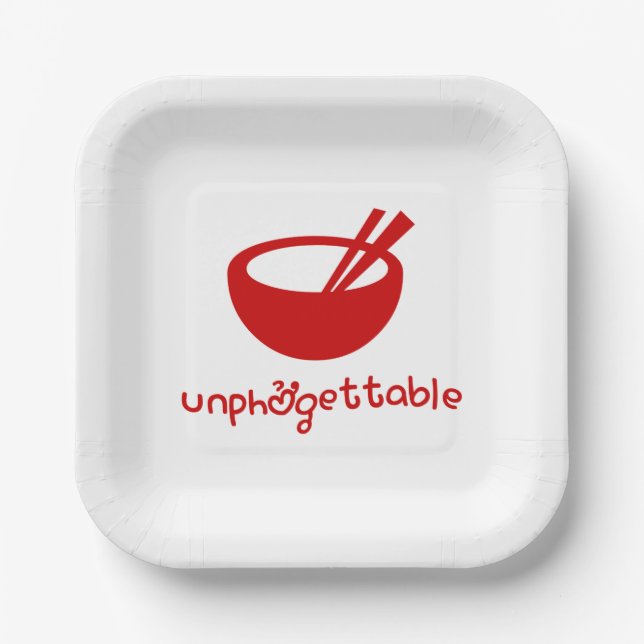 Plato De Papel Unphở Get (Anverso)