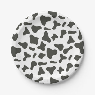 Plato De Papel Vaca Santa Soy una vaca Imprimir Cups de Papel de 