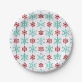 Plato de papel - vajilla de Navidad
