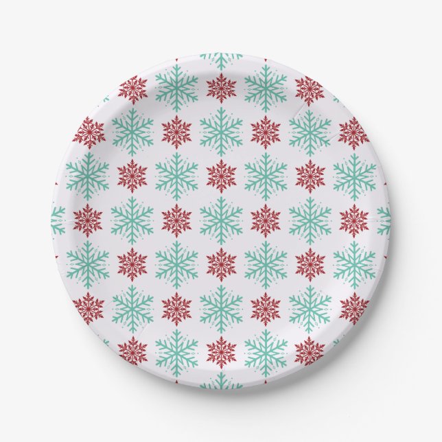 Plato de papel - vajilla de Navidad (Anverso)