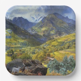 Plato De Papel Val d'Aosta (majestuoso paisaje alpino italiano)