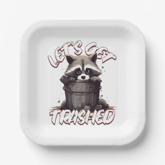 Plato De Papel Vamos a estar destrozados (Anverso)