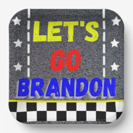 Plato De Papel Vamos Brandon, papel de papel