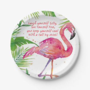 Plato De Papel Vamos Flamingle