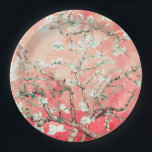Plato De Papel Van Gogh Almond Blossoms Peach<br><div class="desc">Celebre sus ocasiones especiales con la belleza encantadora de las flores de almendras de Vincent Van Gogh. Nuestros regalos de flores de almendras rosadas y rosadas son la forma perfecta de apreciar su fiesta nupcial, la ducha de bebé o los invitados fiestas de primavera. Cada regalo muestra las icónicas obras...</div>