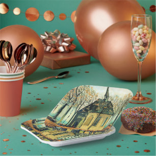 Plato De Papel Van Gogh - Congregación, Iglesia Reformada