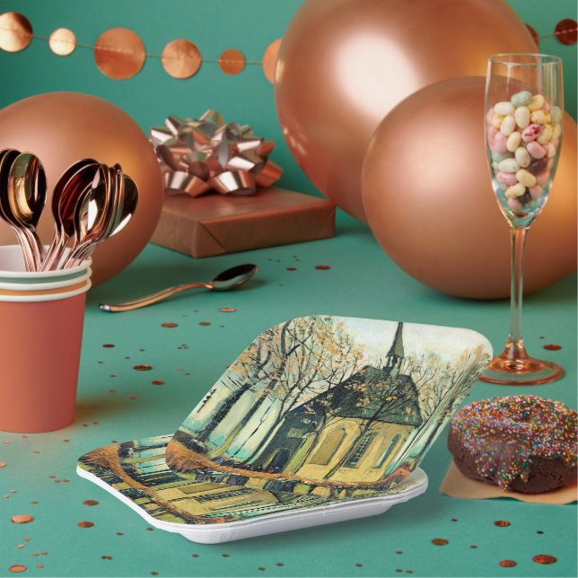 Plato De Papel Van Gogh - Congregación, Iglesia Reformada (Multi)