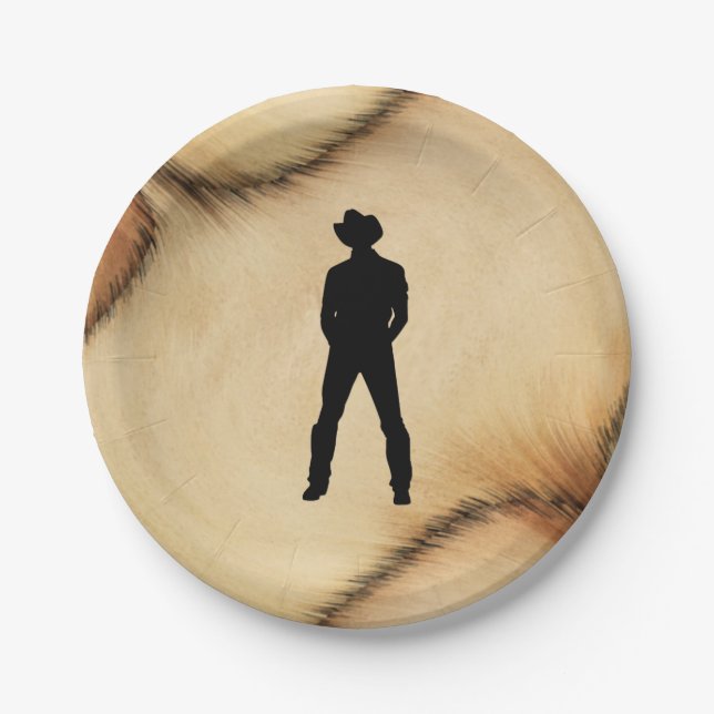 Plato De Papel Vaquero (Anverso)