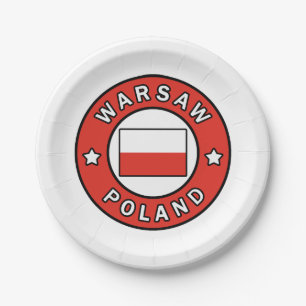 Plato De Papel Varsovia Polonia