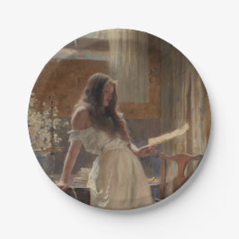 Plato De Papel Ve, Rosa Hermosa (por Herbert Draper)