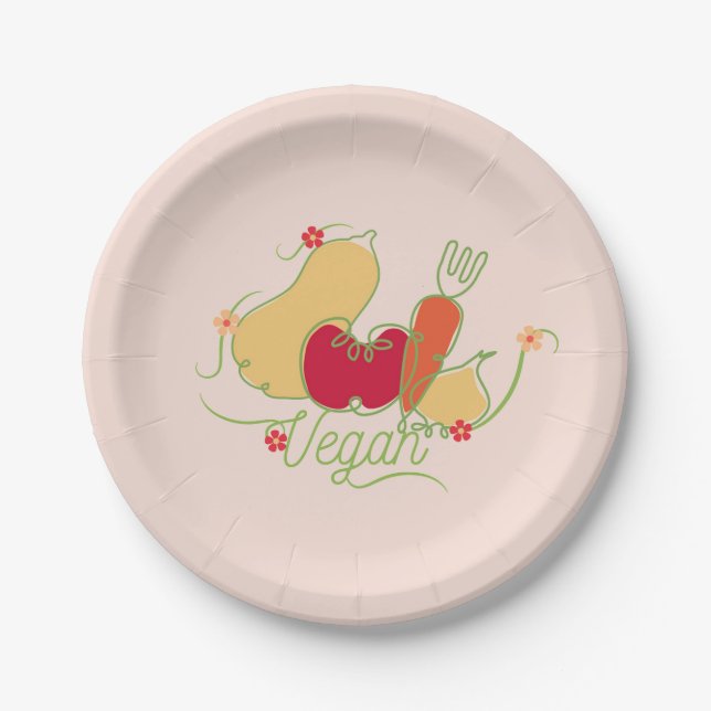 Plato De Papel vegano (Anverso)