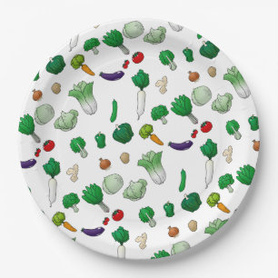 Plato De Papel Vegetales