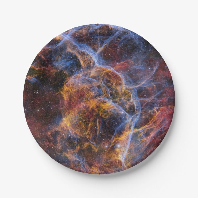 Plato De Papel Vela Supernova Remnant (Anverso)